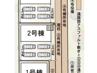 伊豆の国市富士見第2　新築戸建全4棟